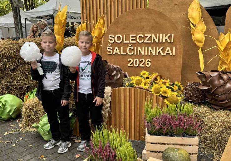 Šeiminių namų vaikai dalyvavo Šalčininkų miesto derliaus šventėje
